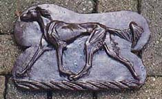 A Saluki relief